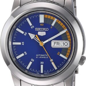 SEIKO SNKK27 Automatic Watch for Men – Blue Dial, Stainless Steel