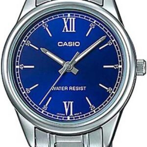 Casio LTP-V005D-2B2 Women’s Standard Stainless Steel Midnight Blue Dial Watch