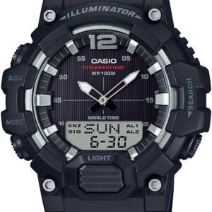 Casio Men’s HDC-700-1AVCF Classic Analog-Digital Display Quartz Black Watch