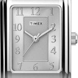 Timex Women’s Meriden 21mm Watch – Silver-Tone with Expansion Band