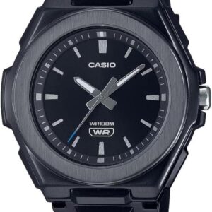 Casio Classic Analog Stainless Steel Bezel Black Resin Band Men’s Watch LWA300HB-1EV