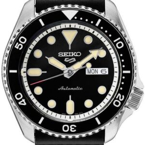 SEIKO SRPD95 5 Sports Men’s Watch Black 42.5mm Stainless Steel