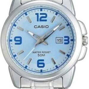 Casio Quartz Watch LTP-1314D-2AVDF – Blue Dial & Stainless Steel Elegance