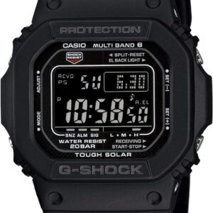 Casio Men’s GW-M5610-1BJF G-Shock Solar Digital Multi Band 6 Black Watch