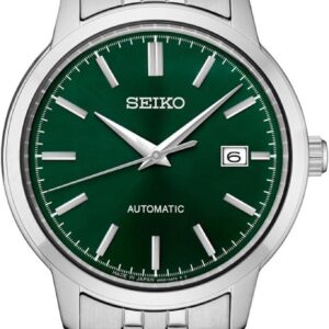 SEIKO Essentials SS Automatic Green Dial Men’s Watch – SRPH89