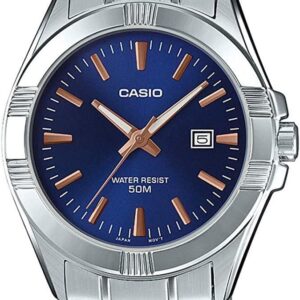 Casio MTP1308D-2AV Men’s Standard Stainless Steel Blue Dial Casual Analog Watch