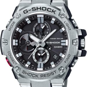 Casio Men’s GST-B100D-1ACR G-Shock Analog Display Quartz Silver Watch