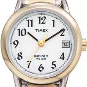 Timex Women’s Easy Reader 25mm Watch – Two-Tone Case White Dial
