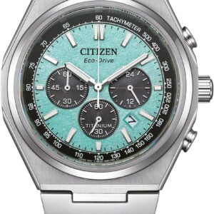 Citizen Men Chronograph Eco-Drive Watch with Titanium Strap CA4610-85M