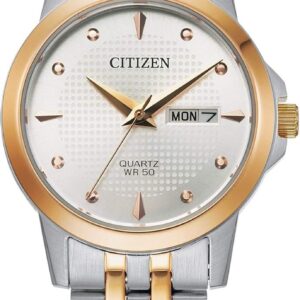 Citizen Quartz Women’s Watch, Stainless Steel, Classic, Two-Tone (Model EQ0605-53A)