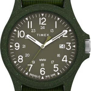 Timex 40mm Reclaim Ocean Watch Green/Green/Green One Size