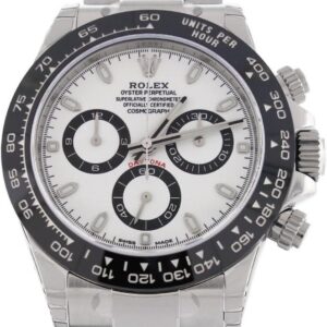 Rolex Cosmograph Daytona White Dial Stainless Steel Oyster Men’s Watch 116500