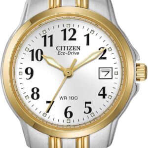 Citizen Women’s Eco-Drive Dress Classic Two Tone Gold Stainless Steel Watch