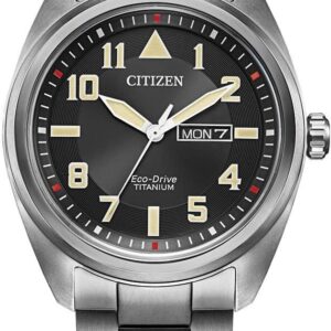 Citizen Men’s Eco-Drive Weekender Garrison Field Watch in Super Titanium