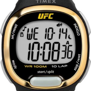 Timex UFC Women’s Takedown 33mm Watch – Black Strap Digital Dial Black Case