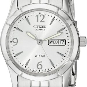 Citizen Quartz Women’s Watch, Stainless Steel, Classic, Silver-Tone