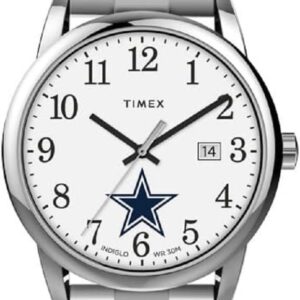 TIMEX Men’s Easy Reader 38mm Watch – Dallas Cowboys with Expansion Band