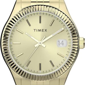 Timex Women’s Waterbury Legacy 34mm Watch – Gold-Tone with Stainless Steel Bracelet