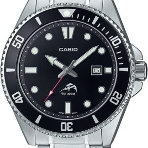 Casio MDV106G Series Unisex Analog Watch – Silver/Black