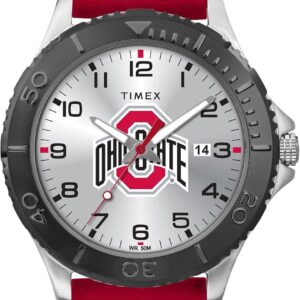 Timex Tribute Men’s Collegiate Gamer 42mm Watch – Ohio State Buckeyes