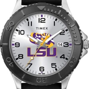 Timex Tribute Men’s Collegiate Gamer 42mm Watch – LSU Tigers