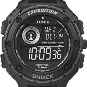 Timex Men’s Expedition Vibe Shock Black Digital Display Watch T49983