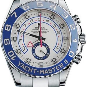 Rolex Yacht Master II 44mm White Dial Stainless Steel Men’s Watch 116680