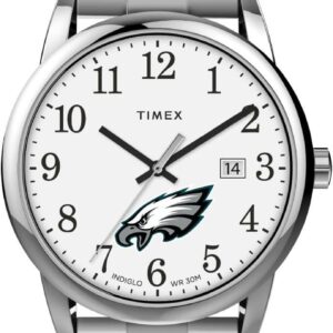 TIMEX Men’s Easy Reader 38mm Watch – Philadelphia Eagles with Expansion Band