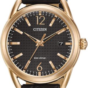 Citizen Women’s Eco-Drive Dress Classic Rose Gold Stainless Steel Watch