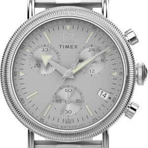 Timex Men’s Waterbury Traditional 40mm Watch – Stainless Steel Bracelet
