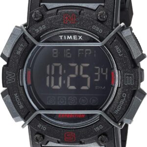 Timex Men’s TW4B17900 Expedition Digital CAT 47mm Black Resin Watch