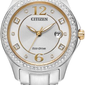 Citizen Ladies’ Eco-Drive Classic Crystal Watch in Two-Tone Stainless Steel