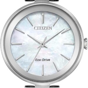 Citizen Women’s Eco-Drive Modern Axiom Bangle Watch in Stainless Steel