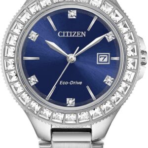Citizen Women’s Eco-Drive Dress Classic Crystal Watch in Stainless Steel
