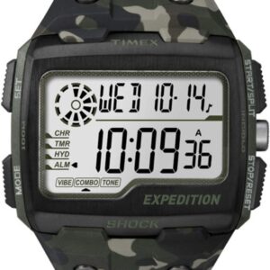 Timex Men’s TW4B029009J Expedition Shock Stainless Steel Digital Watch
