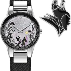 Citizen Women’s Eco-Drive Maleficent’s Charm Box Set, Disney Villains Watch