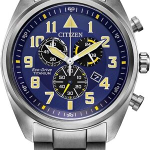 Citizen Men’s Eco-Drive Weekender Garrison Chronograph Field Watch