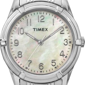 Timex Women’s TW2P76000 Easton Avenue Silver-Tone Stainless Steel Bracelet Watch