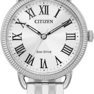 Citizen Ladies’ Eco-Drive Classic Watch in Stainless Steel, Silver-Tone Dial