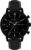 Timex Men’s Chicago Chronograph 45mm Watch – Black Dial & Leather Strap