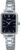 Casio LTP-V009D-1E Women’s Rectangular Petite Stainless Steel Black Dial Dress Watch