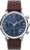Timex Men’s Marlin 40mm Watch – Brown Strap Blue Dial Stainless Steel Case