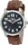 Timex Men’s T44921 Expedition Metal Field Brown Leather Strap Watch