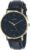 Casio MTP-VT01GL-1B2 Men’s Minimalistic Gold Tone Black Leather Watch