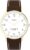 Timex Men’s Waterbury Classic 40mm Watch – Brown Strap White Dial Gold-Tone Case