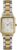 Timex Women’s Dress 21mm Watch – Two-Tone Strap White Dial