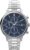 Timex Men’s Chicago Chronograph 45mm Watch – Stainless Steel Bracelet Blue Dial