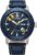 Citizen Eco-Drive Men’s Disney Donald Duck Watch, Blue IP Stainless Steel on Blue Leather Strap