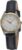 Timex Women’s Briarwood 28mm Watch – Two-Tone Case Silver-Tone Dial with Black Leather Strap