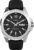 Timex Men’s Essex 46mm Watch – Black Strap Black Dial Silver-Tone Case